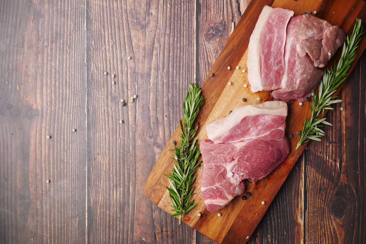 Rohes Fleisch und Parasiten